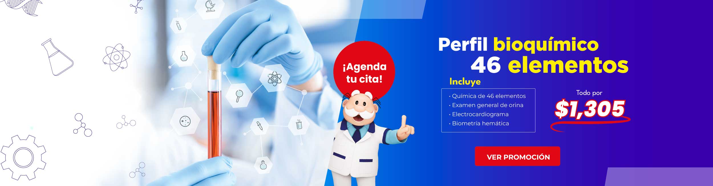 Perfil bioquímico 46 elementos