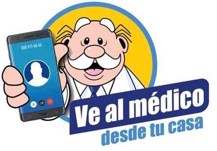 Ve al médico desde tu casa